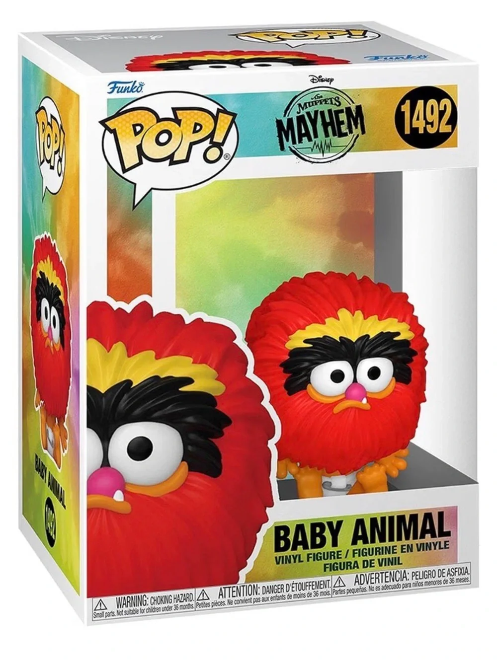 Funko POP! Baby Animal (Muppets Mayhem) Vinyl Figure #1492 Red yellow
